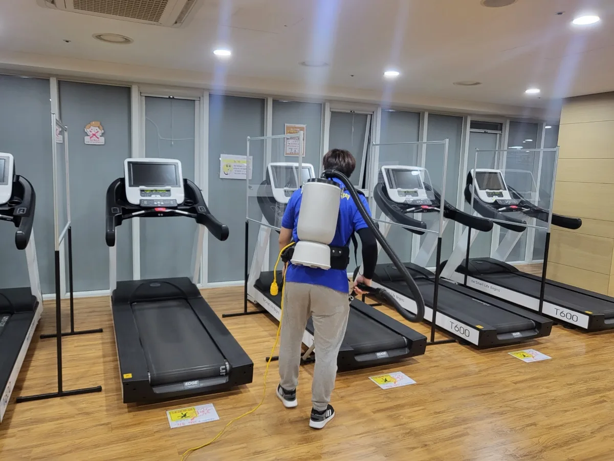 남구 이장동 헬스장 탕비실 직원 휴게공간 위생청소 사례 - 행진크린